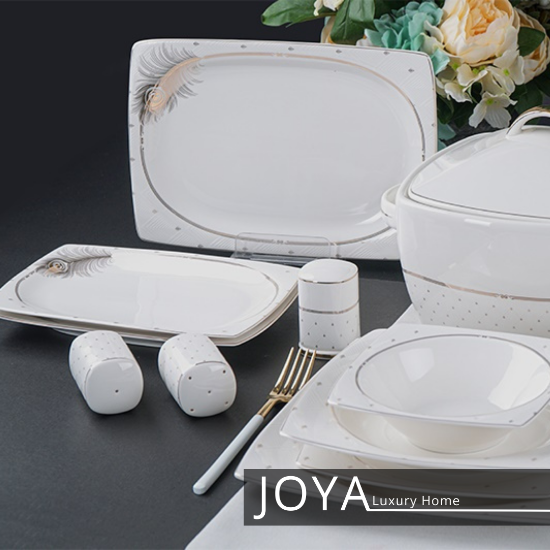 JOYA SERENA porcelaine fine service de table 12 personnes 60 pièces. 86861145087341