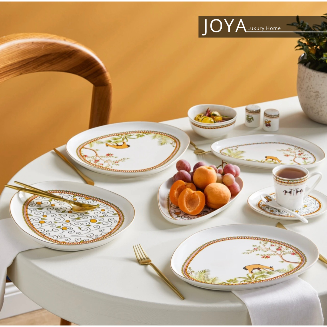 Arslantep Porcelaine Fine service petit déjeuner 32 pièces pour 6 personnes.153.03.08.5004
