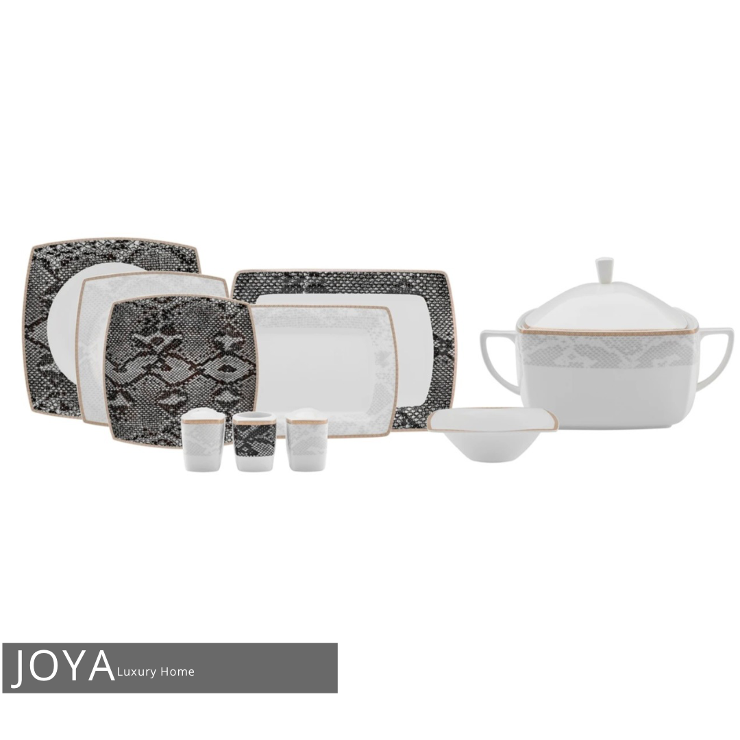 Şahmeran Porcelaine Perle Fine Service de table en perles 62 pièces pour 12 personnes. 153.03.08.2623