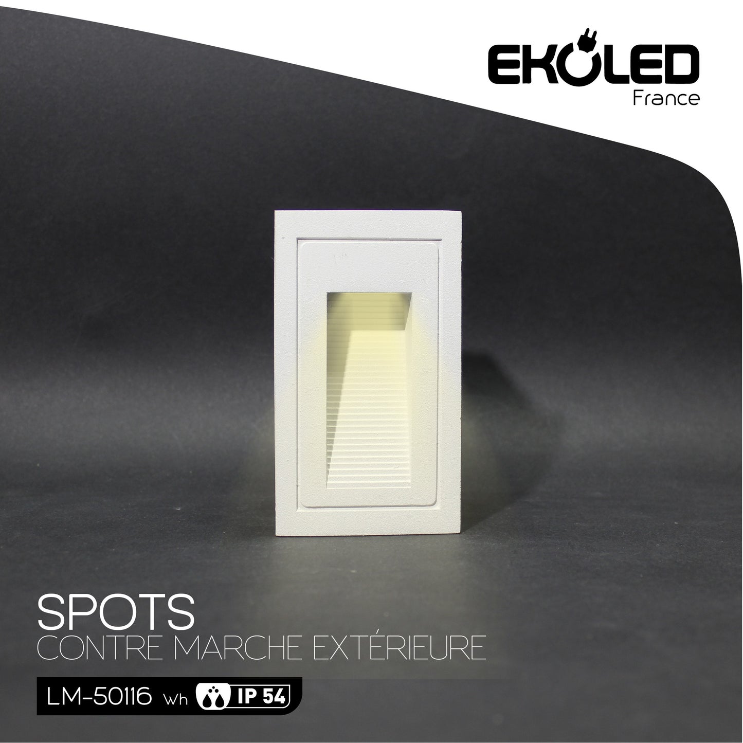 LM50116 STEP LIGHT EKOLED SMD 2W 3000K WHITE 220V 50000H