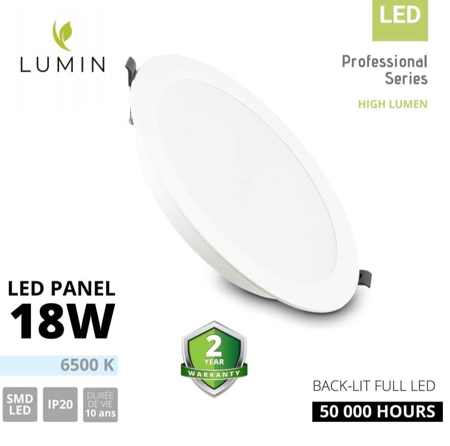 Panel 18W DOB Metal 6500K LUMIN