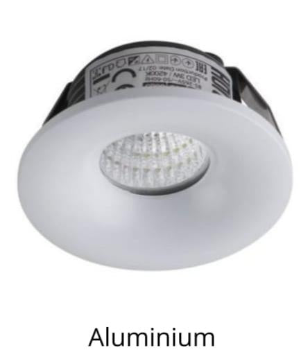 Mini Spot Rond 3W 3000K LUMIN L020078W