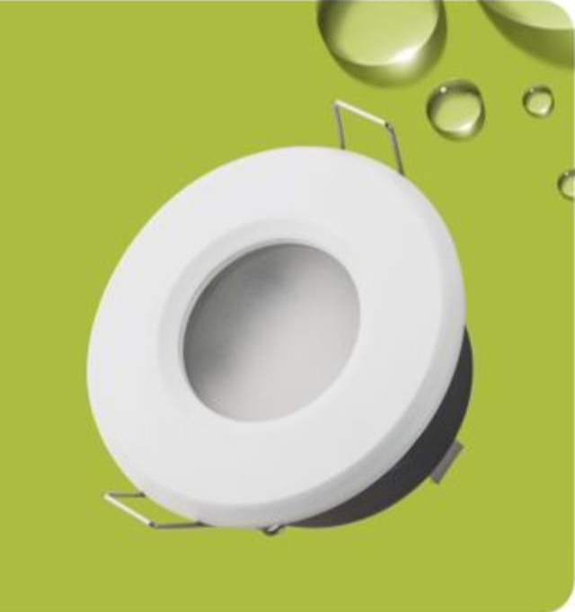 Support de Spot Etanche Rond Blanc LUMIN L204