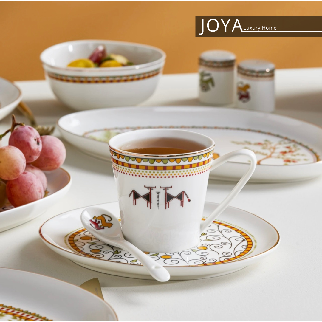 Arslantep Porcelaine Fine service petit déjeuner 32 pièces pour 6 personnes.153.03.08.5004