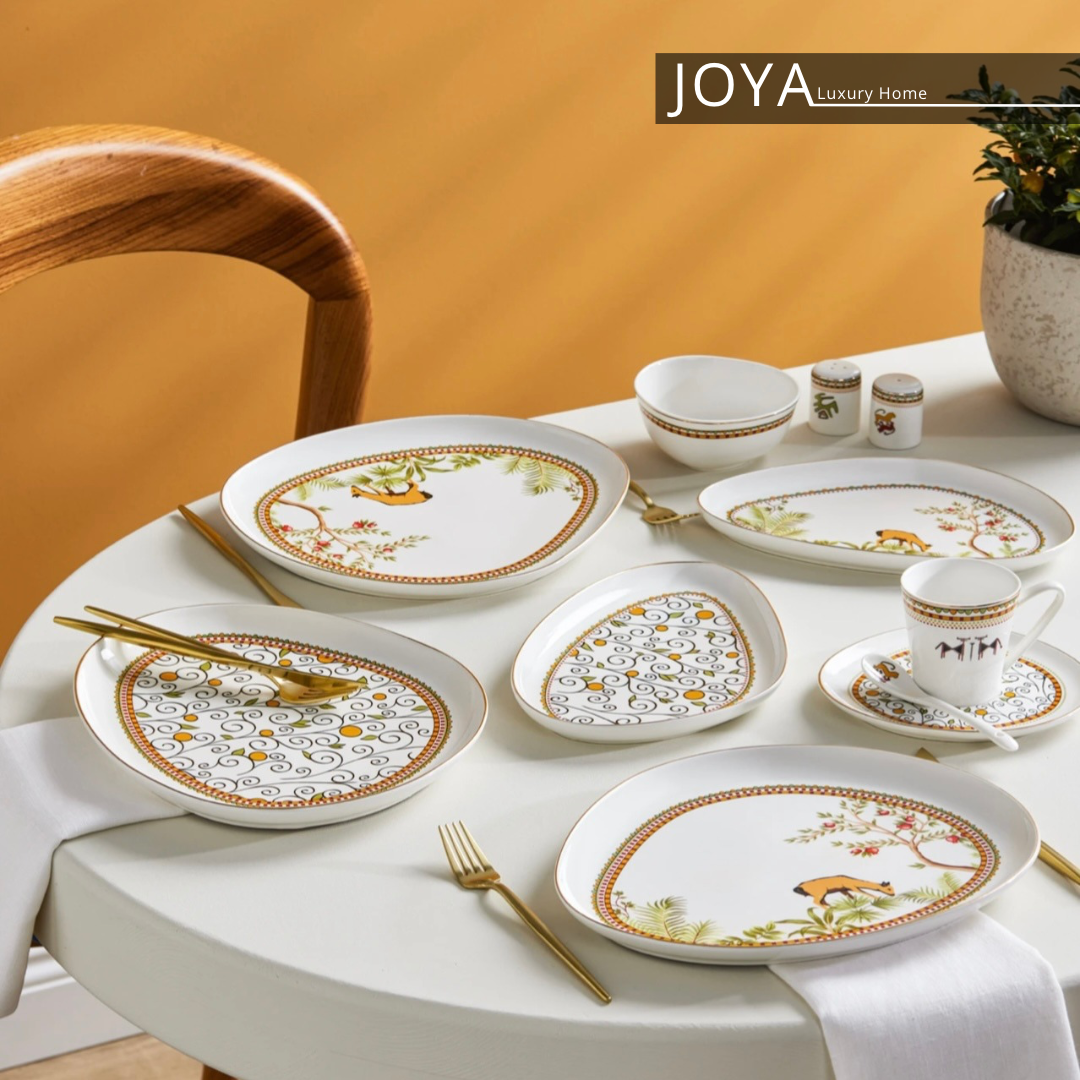 Arslantep Porcelaine Fine service petit déjeuner 32 pièces pour 6 personnes.153.03.08.5004