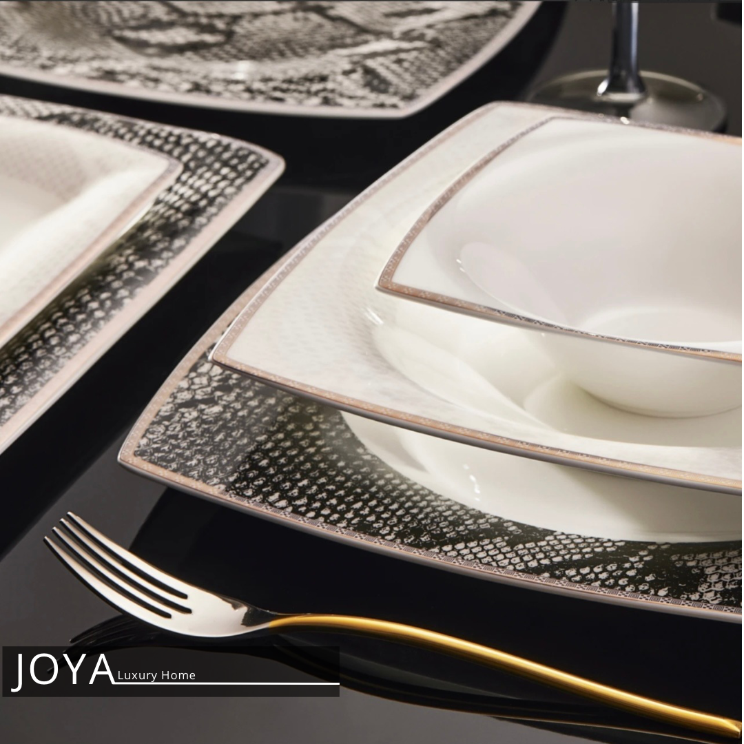 Şahmeran Porcelaine Perle Fine Service de table en perles 62 pièces pour 12 personnes. 153.03.08.2623