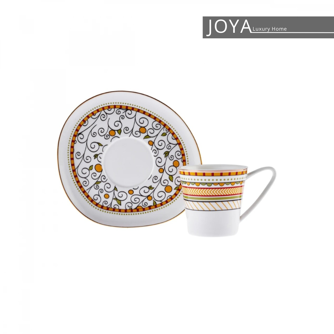 Arslantep Porcelaine Fine service petit déjeuner 32 pièces pour 6 personnes.153.03.08.5004