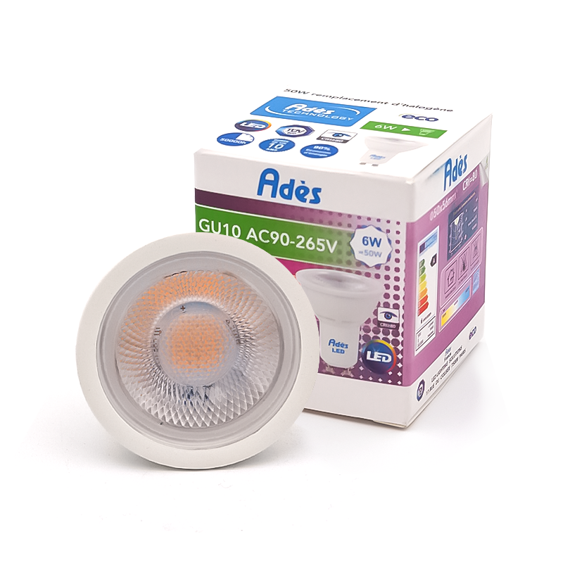 Ampoule Ades Spot GU10 6W AC90-265V