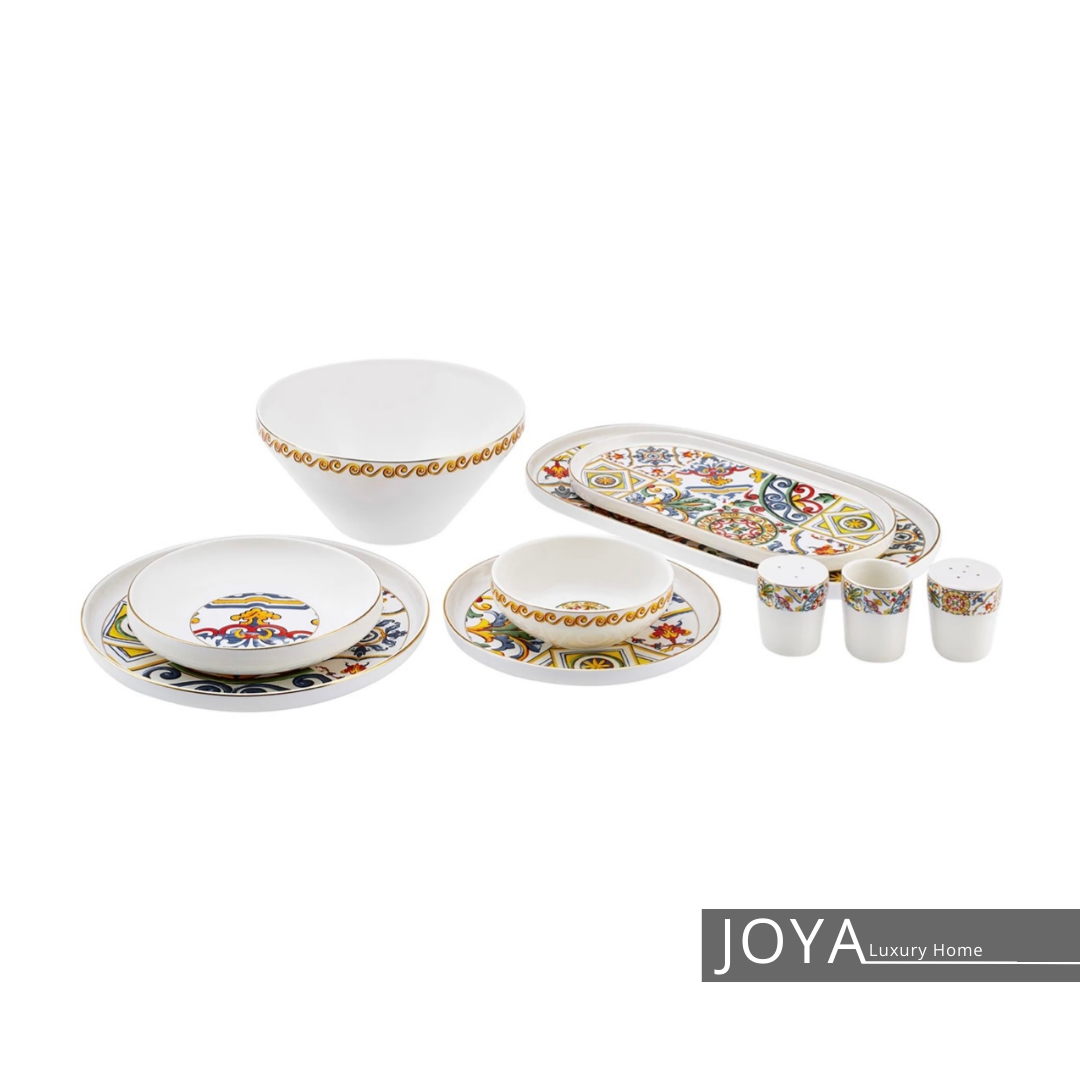 Milano Streamline New Bone (porcelaine fine) service de table de 59 pièces pour 12 personnes. 153.03.08.2704