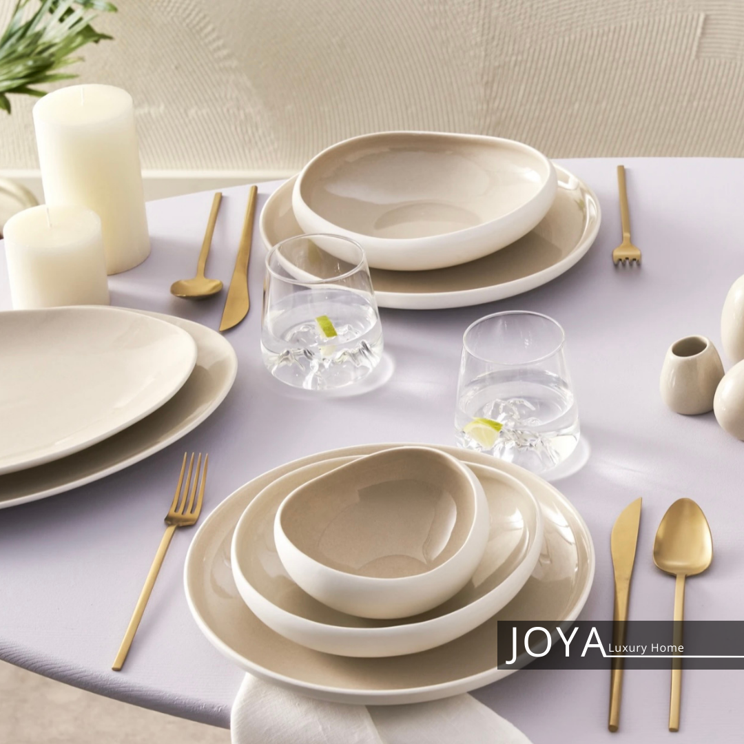 New Cupid Stoneware ( grès, porcelaine fine ) Service de table en céramique 59 pièces pour 12 personnes153.09.01.3035
