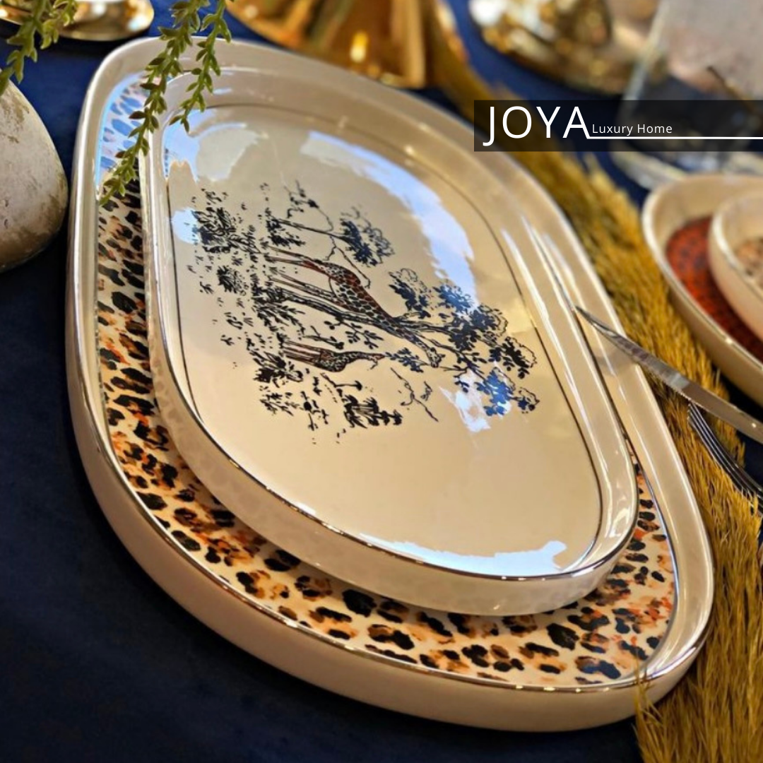 Safari New Bone Streamline Porcelaine Fine Service de table 59 pièces pour 12 personnes 153.03.08.2702