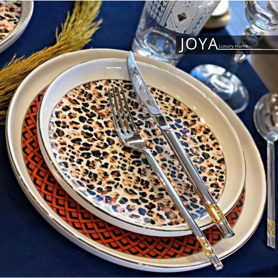 Safari New Bone Streamline Porcelaine Fine Service de table 59 pièces pour 12 personnes 153.03.08.2702