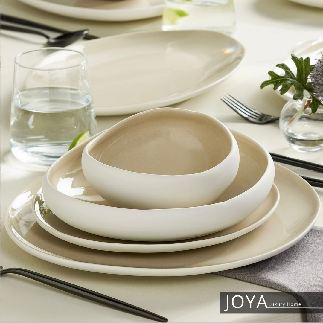 New Cupid Stoneware ( grès, porcelaine fine ) Service de table en céramique 59 pièces pour 12 personnes153.09.01.3035