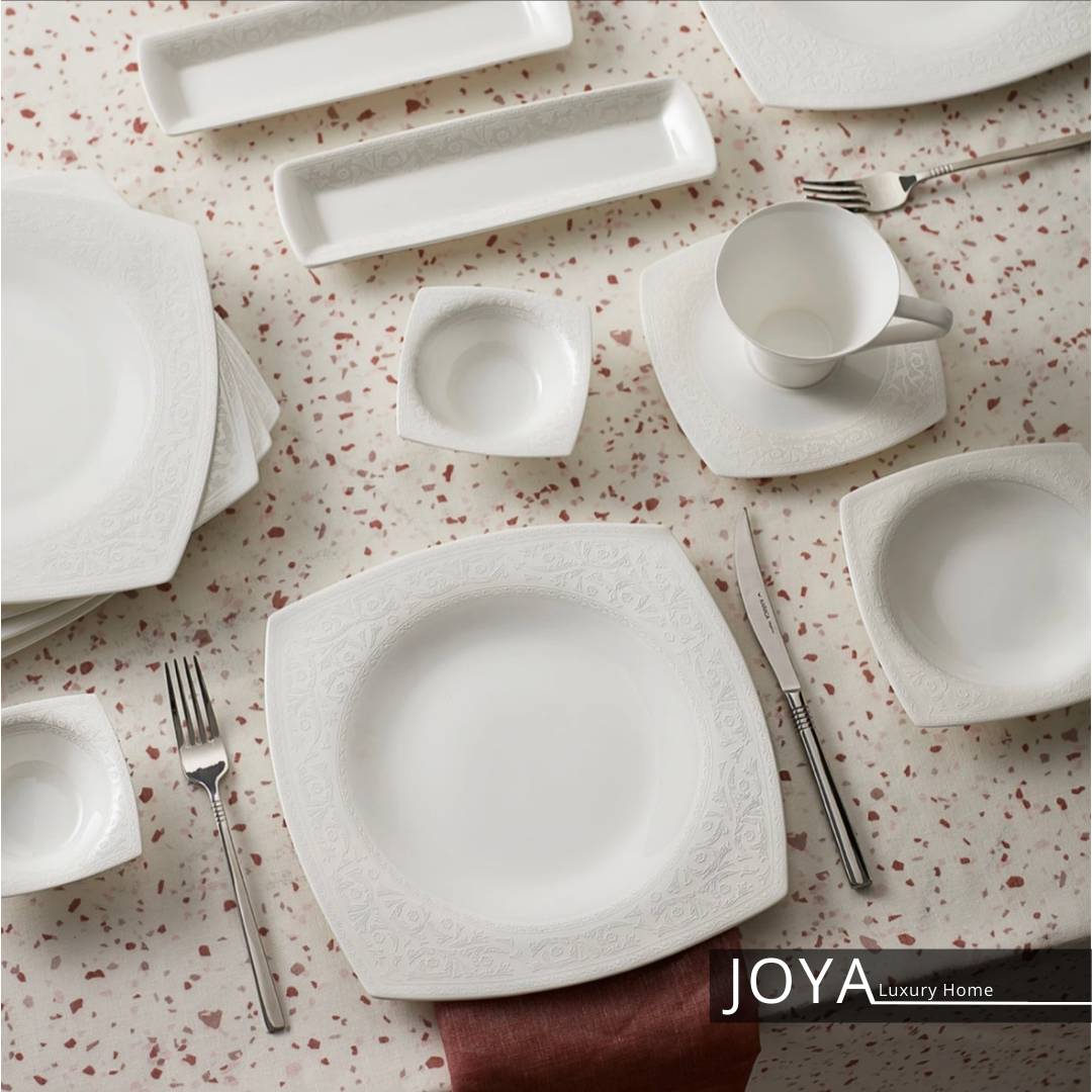 Roma Porcelaine Perle Fine service petit-déjeuner 26 pièces pour 6 personnes.153.03.08.0183