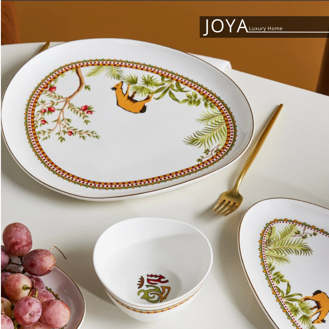 Arslantep Porcelaine Fine service petit déjeuner 32 pièces pour 6 personnes.153.03.08.5004