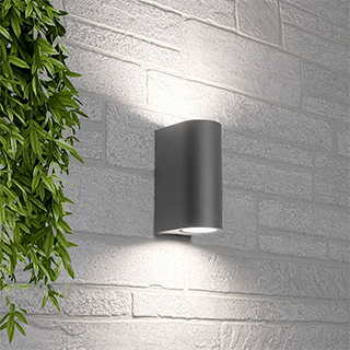 Applique Exterieur EKOLED à douille 2xGU10 9702