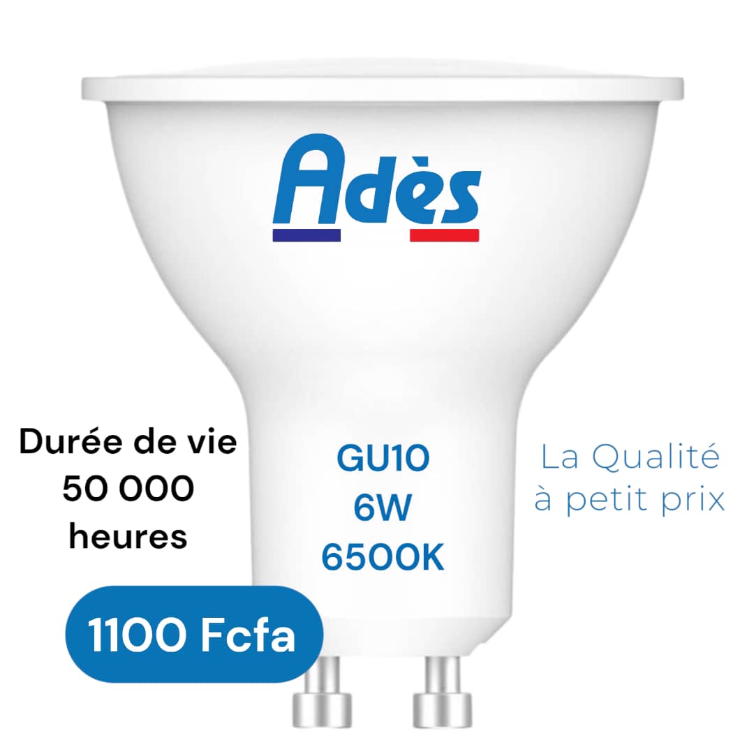 Ampoule GU10 6W 6500K