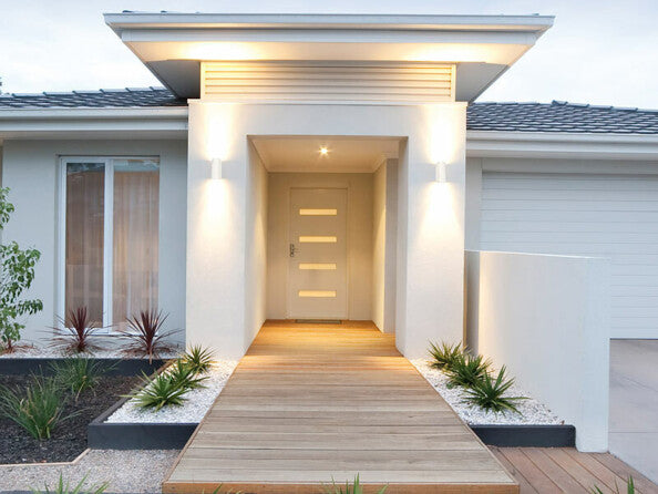 Applique 10W 3000k IP44 sandy white body 150*70*80 LUMIN LWL51