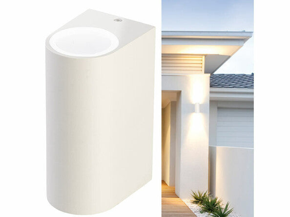 Applique 10W 3000k IP44 sandy white body 150*70*80 LUMIN LWL51