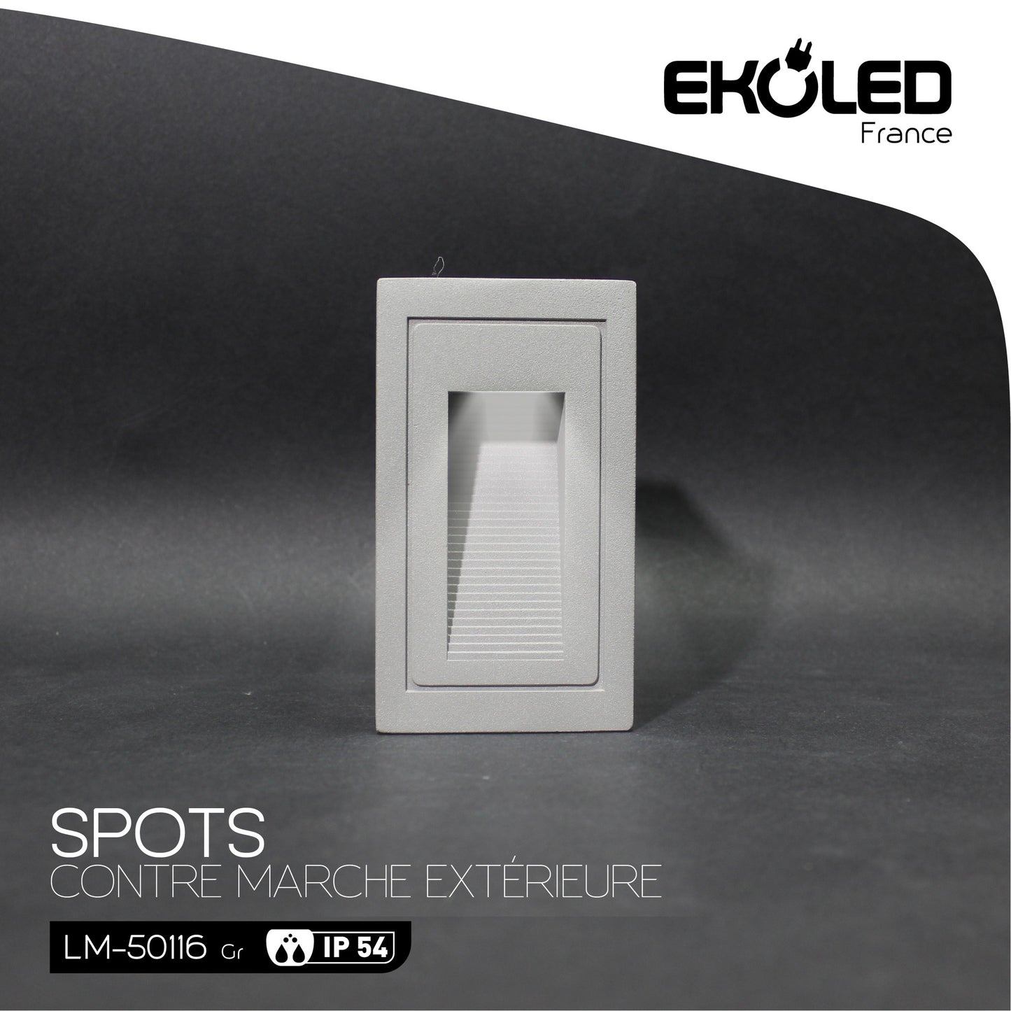 LM50116 STEP LIGHT EKOLED SMD 2W 3000K GREY 220V 50000H