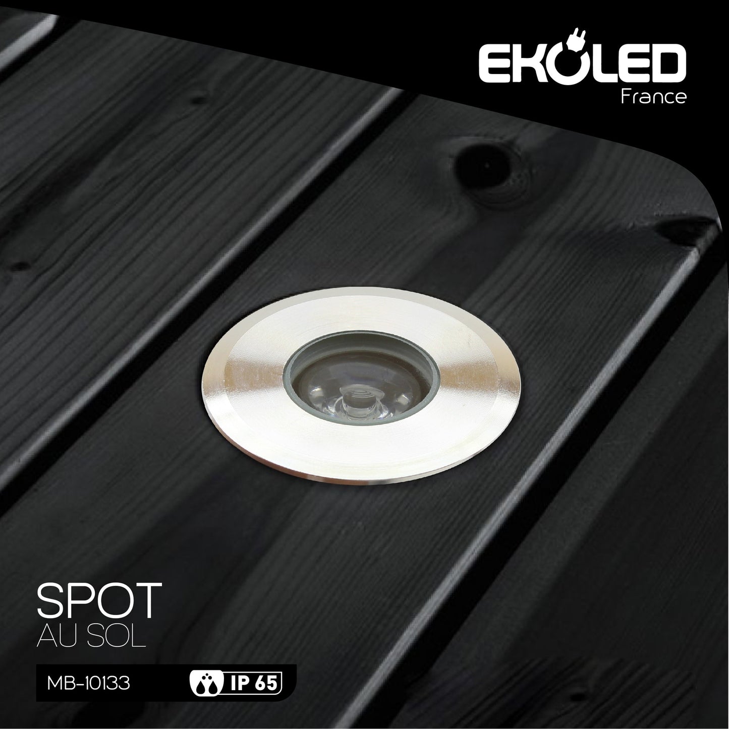 SPOT AU SOL EKOLED 3W 3000K 220V MB10133