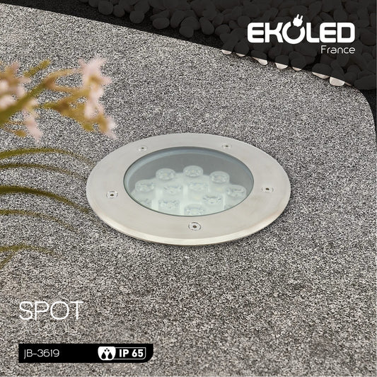 SPOT AU SOL EKOLED 15W 3000K JB-3619