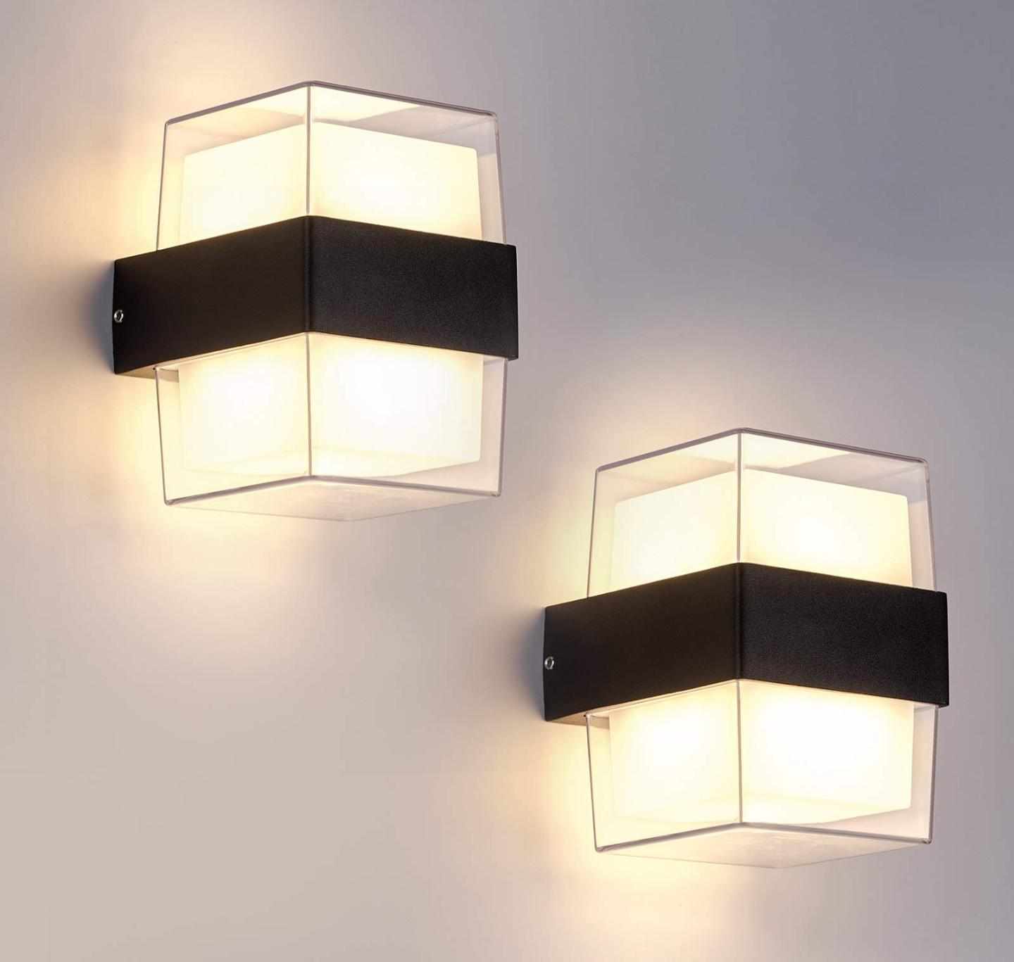 Applique 10W 3000K IP54 sandy black body 135*105*95 LUMIN LWL48