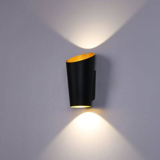 Applique 10W 3000K black+gold 95*190*110 LUMIN LWL25
