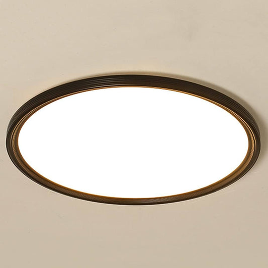 PLAFONNIER LUX EKOLED ROND NOIR 48W  3520Lumen 60cm
