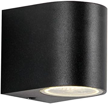 Applique 1xGU10 Exterieur Down Noir LUMIN IP65 L1811-1