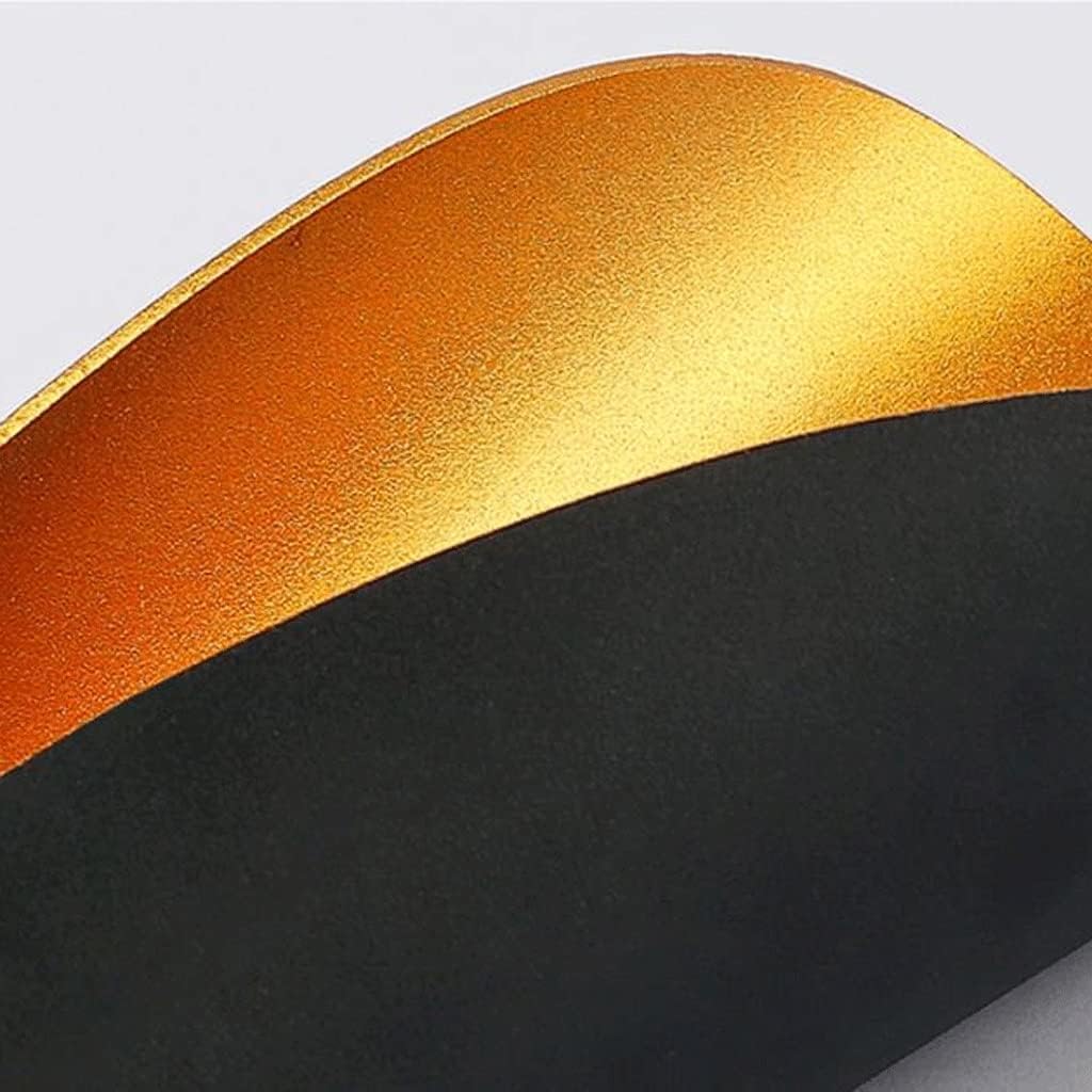 Applique 10W 3000K sandy  black+gold body 180*100*70 LUMIN LWL10