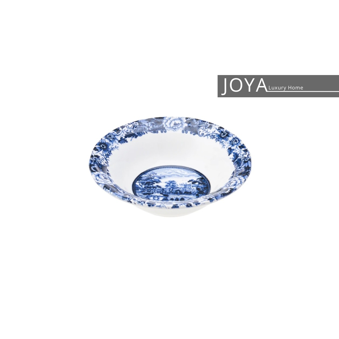 NEW BLUE ODYSSEY Grès ( porcelaine fine) service de table 24 pièces pour 6 personnes. 153.03.05.0037